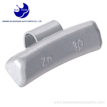 casting zinc balancing wheel weights clip for motorcycle